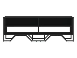 Zylar Mueble de TV madera de ingeniería negro 122x34x41 cm